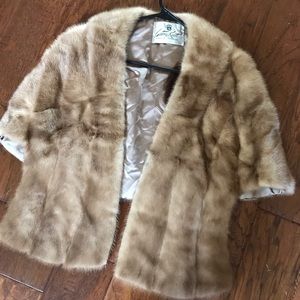 Mink fur stole